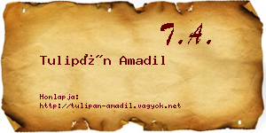 Tulipán Amadil névjegykártya